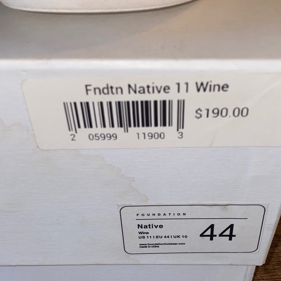 NWB! Foundation Footwear Mens Native Moccasin Sneakers Size 11 $190 - Picture 8 of 15